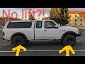How BIG OF TIRES can you fit with NO LIFT | Ford Ranger