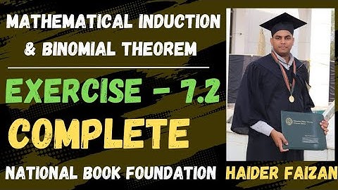 Exercise 7.2 class 11 NBF| Ex 7.2 Math NBF | Mathematical Induction and Binomial Theorem | Complete