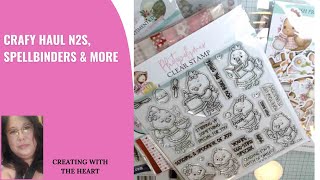 Crafty Haul, Not 2 Shabby Shop, Spellbinders, Simon Says Stamp, La La Land Crafts