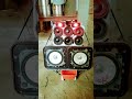 dj hitech setup bhojpuri song two light with two speakers with