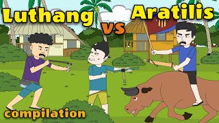 Luthang vs Aratilis Gun ( compilation ) | Pinoy Animation