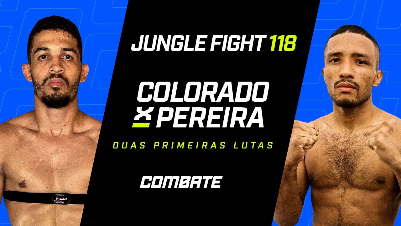 AO VIVO | JUNGLE FIGHT 118 | DUAS PRIMEIRAS LUTAS | combate.globo