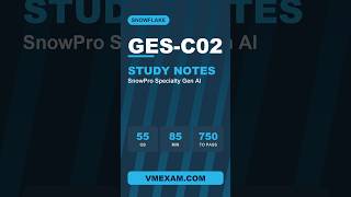 Snowflake GES-C02 SnowPro Specialty Gen AI: Study Notes, Two Domains Are Most of It #Shorts