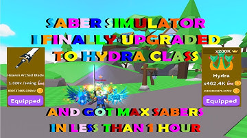 Saber Simulator I Finally Upgraded to Hydra Class and Got max sabers FAST