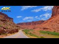 Utah Scenic Byway 128 Drive to Moab | Upper Colorado River Scenic Byway 4K | Most Beautiful Roads