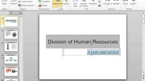 PowerPoint 2010 Remove a Hyperlink