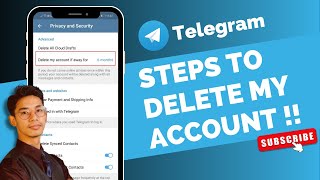 How to Delete My Telegram Account !