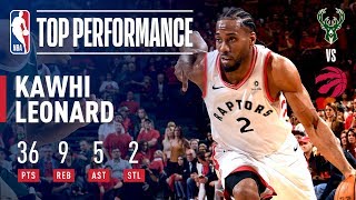 Kawhi Leonard Comes Up Clutch Again! | May 19, 2019