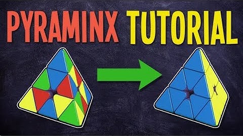 How to Solve a Pyraminx Without Any Algorithm “Easiest Way” | Death Unlocker7 |
