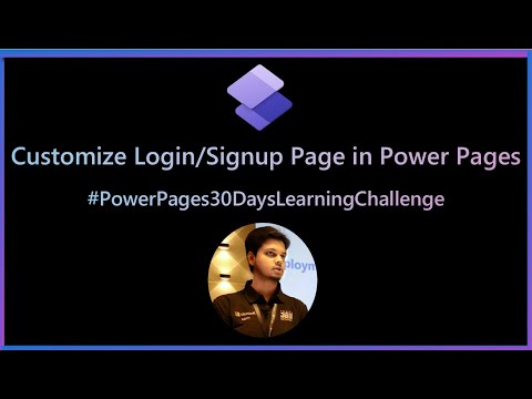 Customize Login and Registration Page in Power Pages Site | Design default pages of Power Pages Site