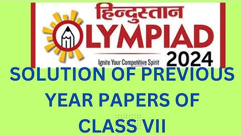 Hindustan Olympiad previous year paper solutions of class 7 #2024 #papers #olympiadclass7 #scifun4u