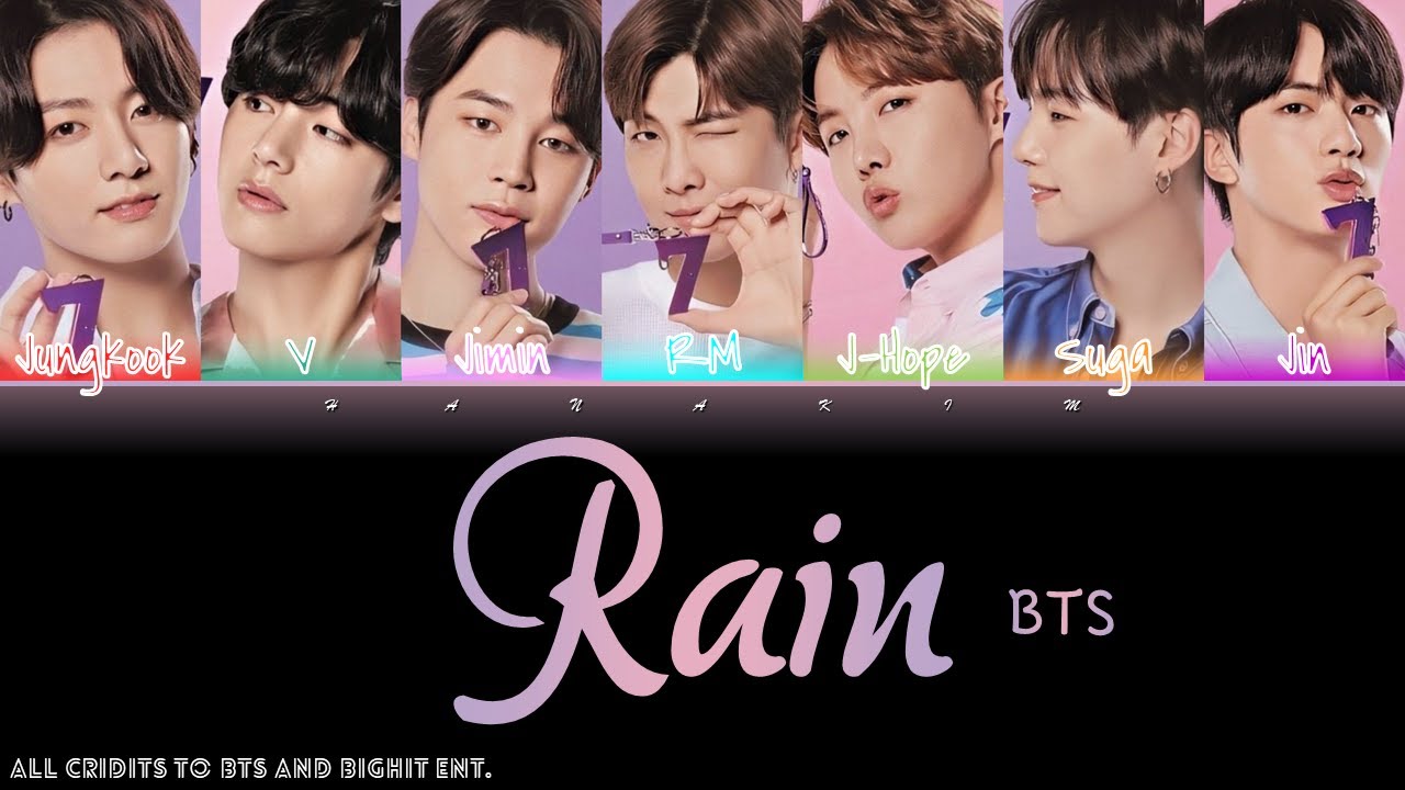 BTS ''Rain'' [Lyrics HAN/ROM/ENG] YouTube
