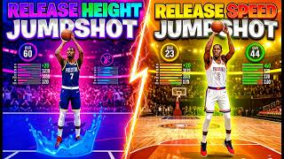 RELEASE HEIGHT VS RELEASE SPEED WHICH IS THE BEST JUMPSHOT in NBA2K26!