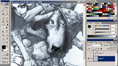 Digital Art Tutorials - Volume 6 - Digital Painting Smudge Style PART 2
