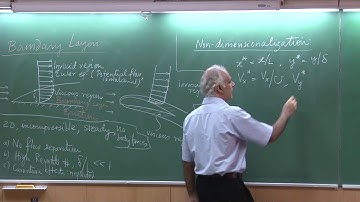 Lecture32_PartA: Boundary Layer-Assumptions, Equations(Fluid Mech & Rate Procs-Sanjay Mittal,IITK)