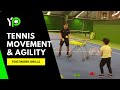 Tennis Footwork Drills + Movement +Agility | Tennis Lesson for Kids Ages 5-10 with Coach Aik