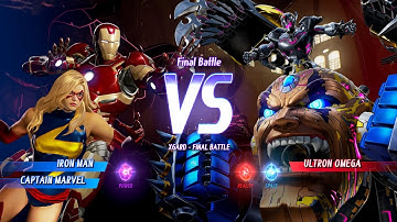 How to Defeat Ultron Omega Final Boss | Marvel vs Capcom
