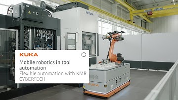 Automated loading and unloading: Mobile robot takes over automation of machine tools