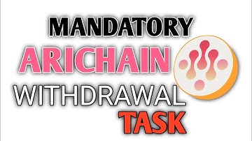 ARICHAIN Final Compulsory Task Closing in 3,2,1... || ARI Wallet Withdrawal Update