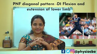 PNF - Diagonal pattern -D2 Flexion and Extension of Lower Limb
