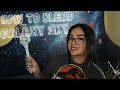 How to blend galaxy sky custom mural painting | Angelica’s custom murals