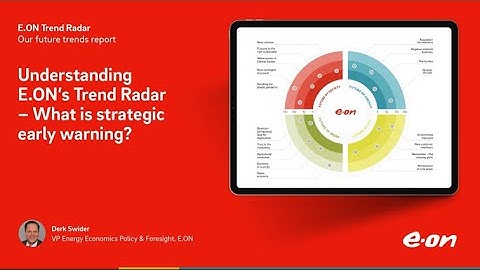 What is strategic early warning and how do we use it at E.ON?