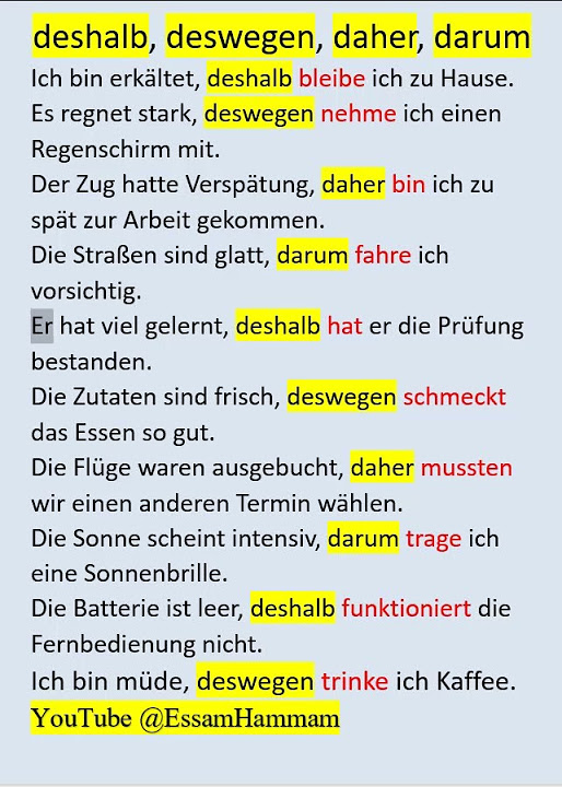 konjunktion-bungen-a2-b1-obwohl-dennoch-trotzdem-weil-deshalb