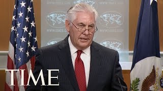 Rex Tillerson Thanks American People But Not President Trump After Announcing His Departure | TIME