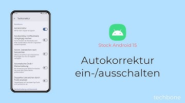 Autokorrektur ausschalten oder einschalten [Android 15]