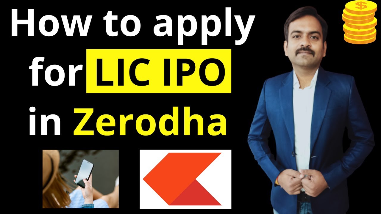 how to buy lic ipo in zerodha | how to apply ipo in zerodha | Zerodha Kite | LIC IPO