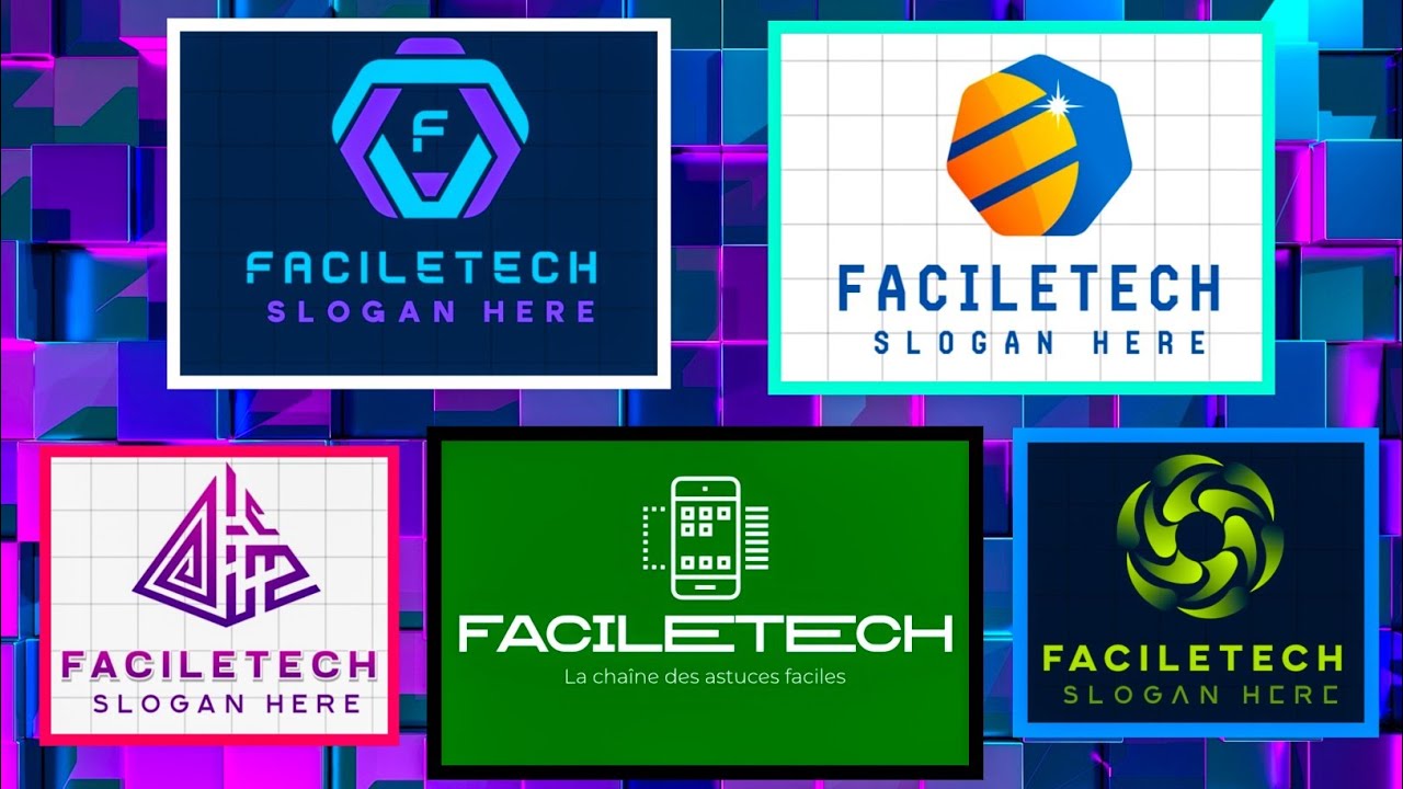 Comment faire des Logos professionnels en 1 minute| Très facile et ...