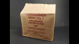 2006 Canadian IMP Pork Chow Mein Individual Meal Pack Review MRE Taste Testing by Steve1989MREInfo 889,843 views 2 years ago 22 minutes