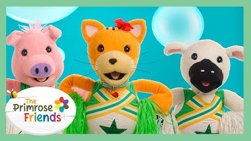 Scrubby Cha Cha Song with Katie the Cat 🧼 Handwashing Song | The Primrose Friends | Nursery Rhymes