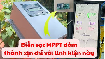 Nâng Cấp IC Wi-Fi Cho Sạc MPPT 45A Giá Rẻ - Xem Trực Tiếp Trên Điện Thoại |NguyenTrungReview