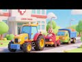 Tractor and Baby Trucks Pass the Hospital Nursery Rhyme Kids Song