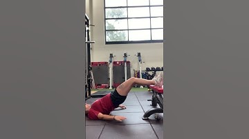 Feet Elevated Hamstring Bridge Iso