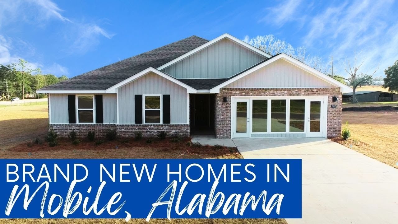 BRAND NEW Homes for Sale in MOBILE, Alabama 2024 New Construction Homes
