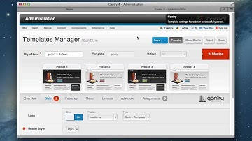 Gantry4 Joomla Custom Presets