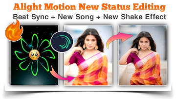 Trending beat sync + shake effect status editing in alight motion | alight motion video editing 🔥👌