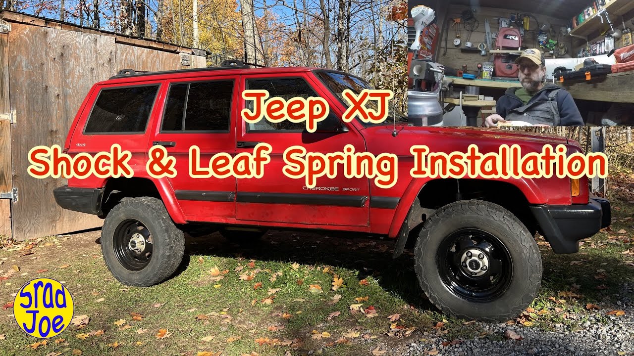 2001 Jeep XJ Episode 4 - Shock Mount Repair and Leaf Spring Install