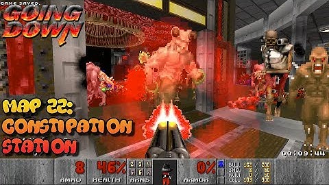 Going Down - Map 22: Constipation Station -  UV blind - maps by Mouldy aka @cyriak - wacky stuff!