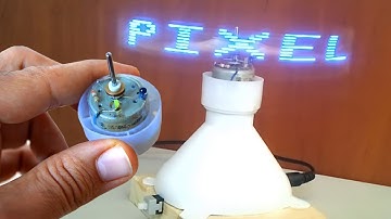 How to make a programmable LED Fan at home - Hologram fan led