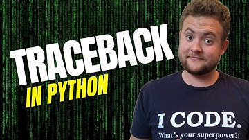 What Is A Traceback In Python