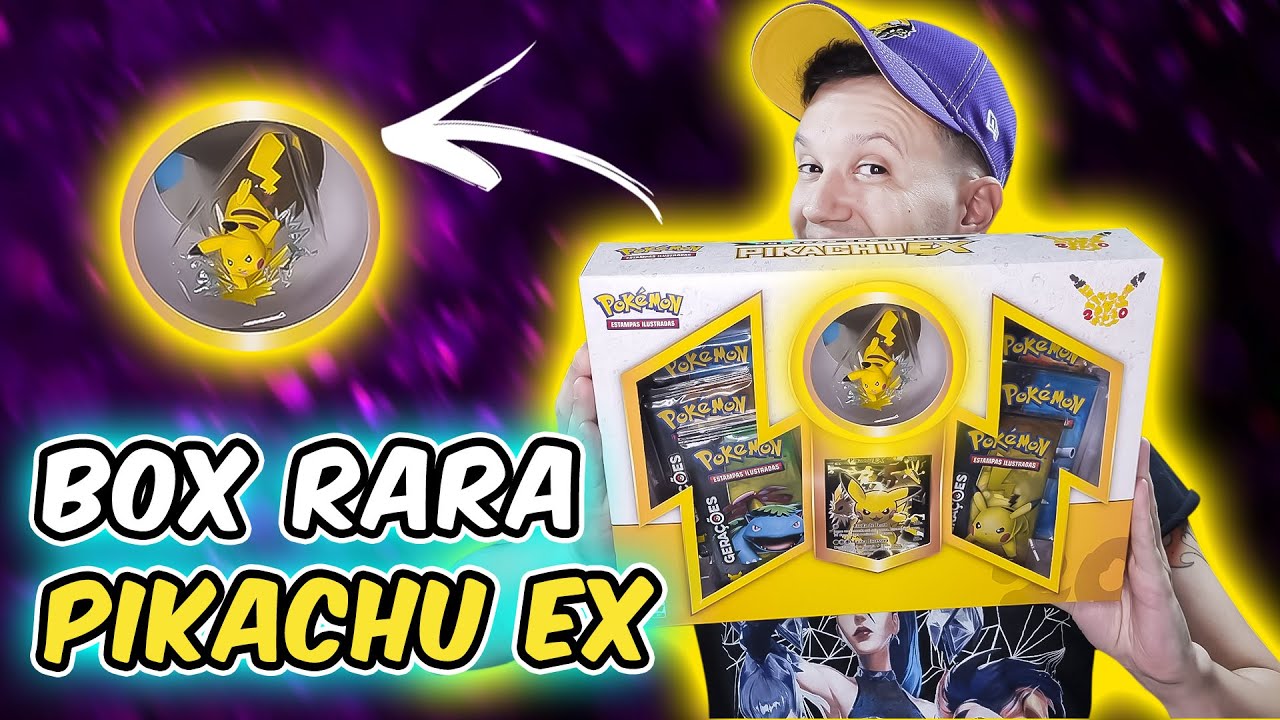 ABRINDO BOX - PIKACHU EX - COLEÇÃO LENDÁRIOS - POKÉMON 