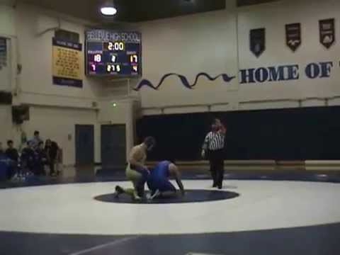 IHS @ BHS wrestler Dan Bressler