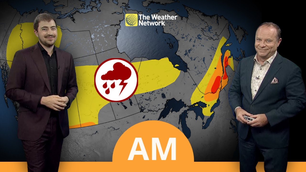 Canada's National Forecast: Storm Threat Spans Much of Canada Thursday ...