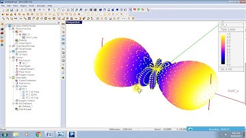 Endfire array ANTENNA using EM libra 1GHz