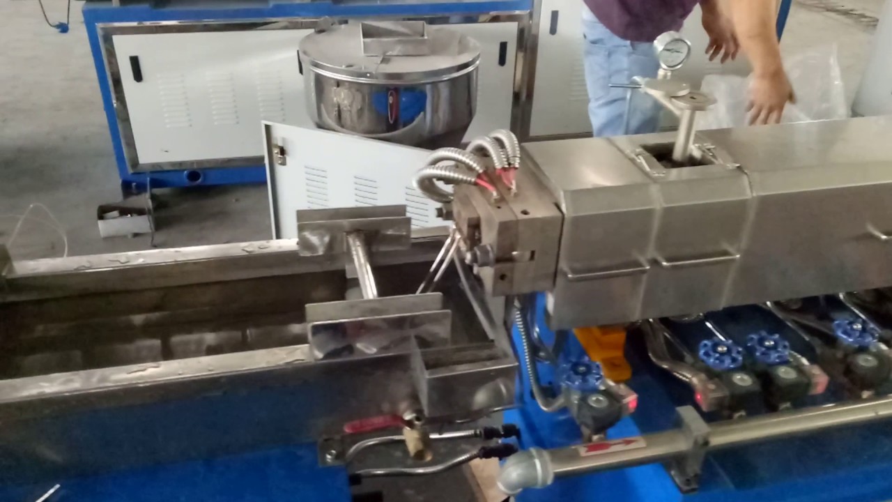 SJSL20 lab testing plastic granules machine, master batch making ...