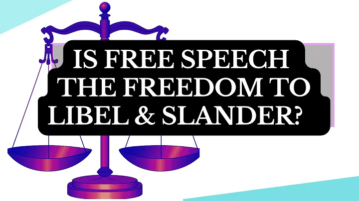 Is free speech the freedom to slander and libel? #FreeSpeech #legal #justice #defamation