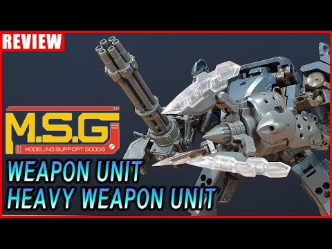 [REVIEW] 코토부키야 M.S.G 웨폰 유닛 &amp;<strong>amp</strong>; 헤비 웨폰 유닛 / KOTOBUKIYA M.S.G Weapon <strong>Unit</strong> &amp;<strong>amp</strong>; HEAVY Weapon <strong>Unit</strong>